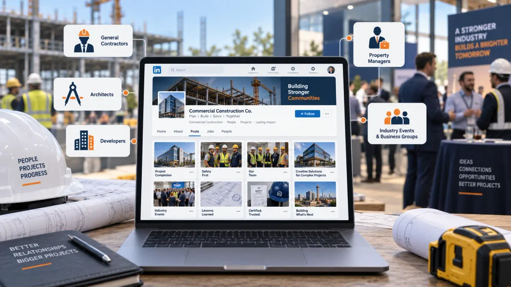 construction linkedin industry networks