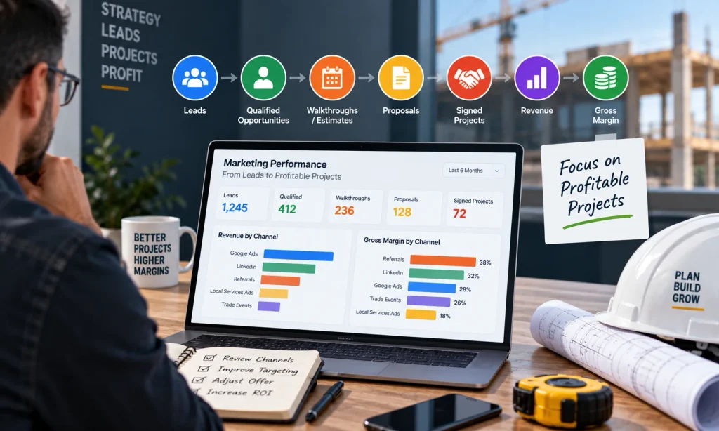construction marketing profitability
